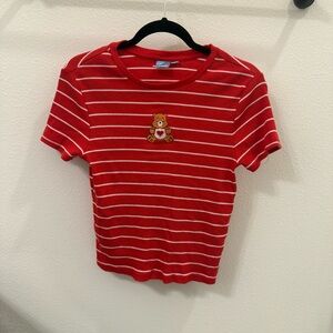 Care Bears Red and White Striped T-Shirt